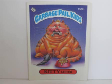 159b KITTY Litter 1986 Topps Garbage Pail Kids Card